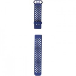 Original Fitbit Charge 4 Silikon Sport Armband Navy Blau
