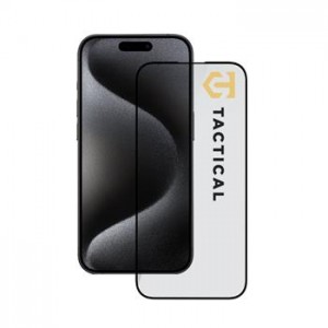 Tactical Schutz Glas I iPhone 15 Pro I Shield 5D Rand Schwarz