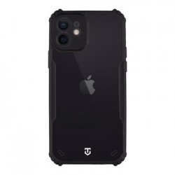 Tactical iPhone 12 Hülle Case Quantum Stealth Clear Schwarz