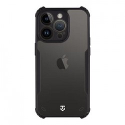 Tactical iPhone 14 Pro Hülle Case Quantum Stealth Clear Schwarz