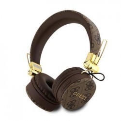 Guess Headphones 4G Metal Logo BT5.3 Stereo Brown