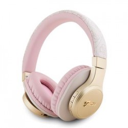 Guess Over Ear Bluetooth 5.3 Headphones 4G Script Pink