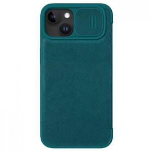 Nillkin iPhone 15 Phone Book Case Slim CamShield Pro Green