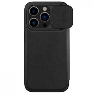 Nillkin iPhone 15 Pro Phone Book Case Slim CamShield Pro Black