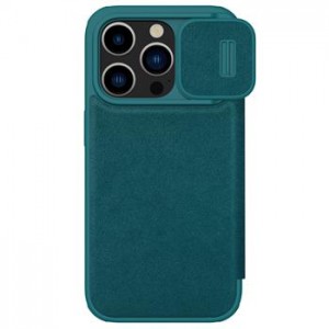 Nillkin iPhone 15 Pro Max Phone Book Case Slim CamShield Pro Green