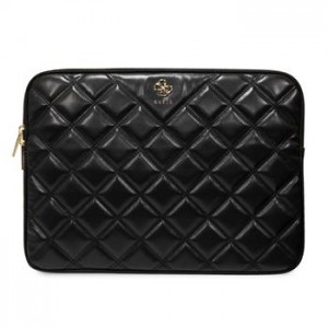 Guess Laptop Notebook Bag Sleeve 14 inch Quilted 4G Black