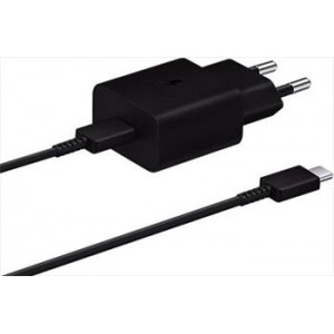 Original Samsung 25W Netzteil Ladegerät + USB-C Kabel Schwarz EP-T2510XBE