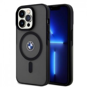 BMW iPhone 15 Pro Hülle Case Cover Signature MagSafe IML Schwarz