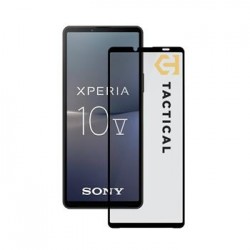 Tactical Schutz Glas I Sony Xperia 10 V  I Shield 5D Rand Schwarz