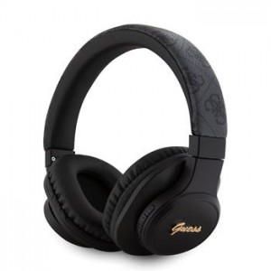 Guess Headphones 4G Tone on Tone Script Logo BT5.3 Stereo Black