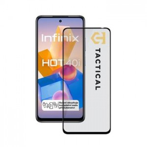 Tactical Protection Glass Shield 5D I Infinix Hot 40i I Edge Black