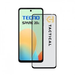 Tactical Glass Shield 5D I Tecno Spark 20c I Edge Black