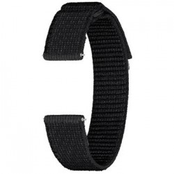 Original Samsung 4 5 6 FE 7 Watch Textil Armband S/M Schwarz ET-SVR93SBE