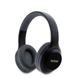 Guess Bluetooth 5.3 Over Ear Headphones Classic Metal Logo Black