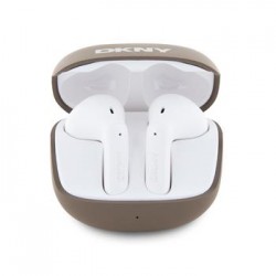 DKNY Bluetooth Headphones Satiny Finish TWS Brown