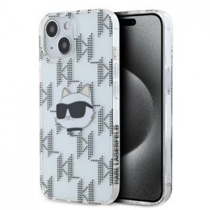 Karl Lagerfeld iPhone 15 Hülle Case Choupette Transparent