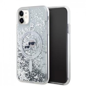 Karl Lagerfeld iPhone 11 Case MagSafe Cover K + C Transparent