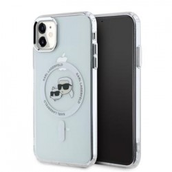 Karl Lagerfeld iPhone 11 Hülle Case K+C MagSafe Metal Frame Transparent