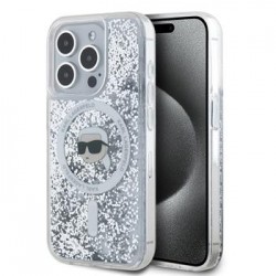 Karl Lagerfeld iPhone 15 Pro Case MagSafe Case Karl Transparent