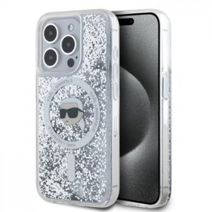 Karl Lagerfeld iPhone 15 Pro Max Case MagSafe Case Karl Transparent