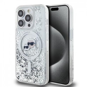 Karl Lagerfeld iPhone 13 Pro Case MagSafe Cover K + C Transparent