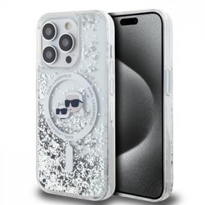 Karl Lagerfeld iPhone 13 Pro Max Hülle MagSafe Case K + C Transparent