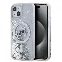 Karl Lagerfeld iPhone 15 Hülle MagSafe Case K + C Transparent