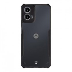 Tactical Motorola G34 Hülle Case Quantum Stealth Clear Schwarz