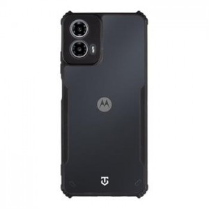 Tactical Motorola G34 Case Quantum Stealth Clear Black