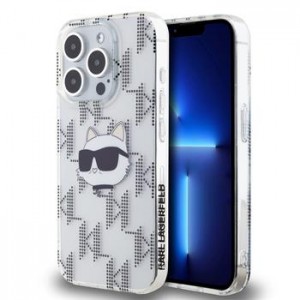 Karl Lagerfeld iPhone 15 Pro Max Hülle Case Choupette Transparent