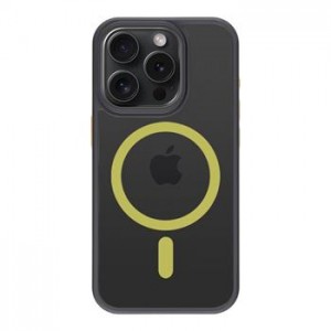 Tactical iPhone 15 Pro Case MagSafe Hyperstealth 2.0 Black / Yellow