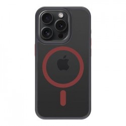 Tactical iPhone 15 Pro Case MagSafe Hyperstealth 2.0 Black / Red