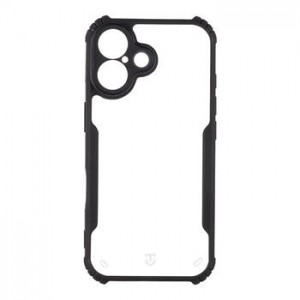 Tactical iPhone 16 Hülle Case Quantum Stealth Clear Schwarz