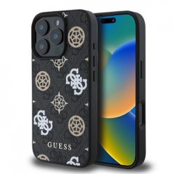 Guess iPhone 16 Pro Max Case 4G Peony MagSafe Black