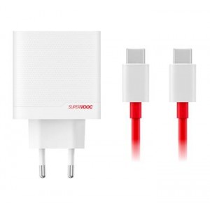 Original OnePlus SUPERVOOC 80W GaN Dual USB-A + USB-C Cable White