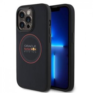 Red Bull iPhone 13 Pro Hülle Case MagSafe Leather Red Ring Blau