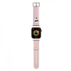Karl Lagerfeld Apple Watch 42/44/45/46/49 Armband Karl Head NFT Rosa