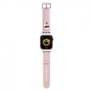 Karl Lagerfeld Apple Watch 42/44/45/46/49 Armband Karl Head NFT Rosa