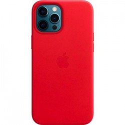 Original Apple iPhone 12 Pro Max Case Genuine Leather MagSafe Red MHKJ3ZA/A