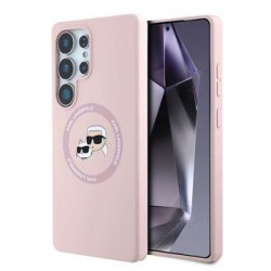 Karl Lagerfeld Samsung S25 Ultra Hülle Case MagSafe Karl Choupette Rosa