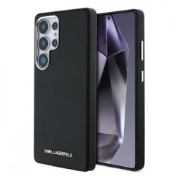 Karl Lagerfeld Samsung S25 Ultra Hülle Case Metal Frame Saffiano Schwarz