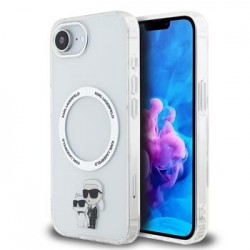 Karl Lagerfeld iPhone 16e Case Karl Choupette MagSafe Transparent