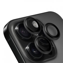 Kameraobjektivschutz iPhone 15 Pro Max / 15 Pro Glas Black