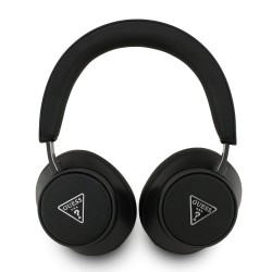 Guess Bluetooth Over-Ear Headphones ENC Saffiano Triangle Black