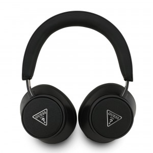 Guess Bluetooth Over-Ear Headphones ENC Saffiano Triangle Black