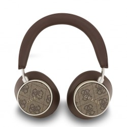 Guess Bluetooth 5.4 Over Ear ENC Kopfhörer 4G Classic Logo Braun