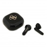 Guess Bluetooth In-Ear Headphones 4G Metal Logo Black