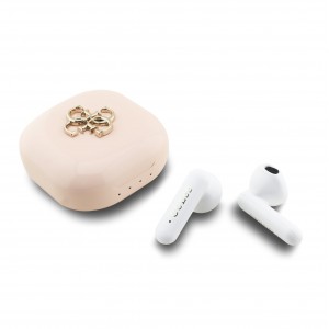 Guess Bluetooth In-Ear Kopfhörer 4G Metal Logo Rosa