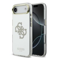 Guess iPhone 17 Air Hülle Case Mirror 4G Glitter Logo MagSafe Gold
