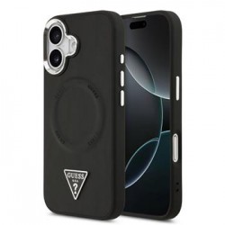 Guess iPhone 17 Hülle Case Dreieck Logo MagSafe Schwarz